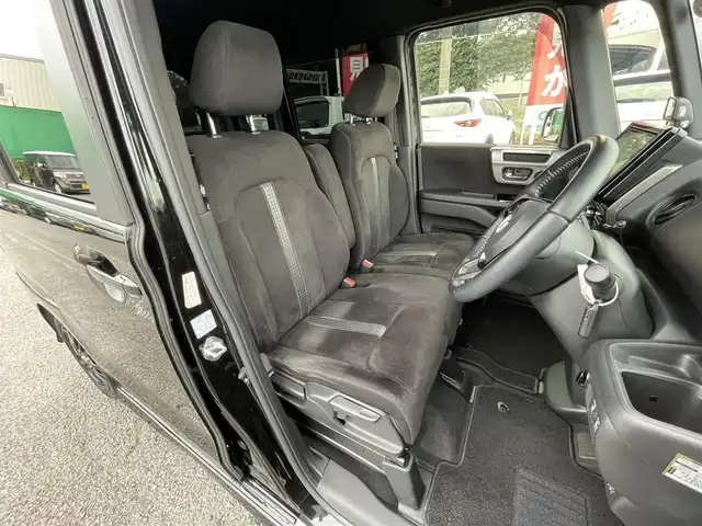 ホンダ Ｎ ＢＯＸ カスタム L スタイル+ブラック 千葉県 2022(令4)年 5.4万km クリスタルブラックパール 9インチSDナビ【MDV-M908HDL】/・CD/DVD/MSV/Bluetooth/フルセグ/バックカメラ/両側パワースライドドア/HONDA SENSING/・アダプティブクルーズコントロール/・衝突軽減ブレーキ/・車線維持支援システム/・誤発進抑制機能/・先行車発進お知らせ機能/・オートハイビーム/・標識認識機能/前席シートヒーター/コーナーセンサー/スマートキー×2/社外前後ドライブレコーダー【TZ-D215W】/ETC/純正LEDヘッドライト/フォグランプ/専用ブラック14インチアルミホイール/ヘッドライトレベライザー/本革巻きステアリング/サイド＆カーテンエアバッグ