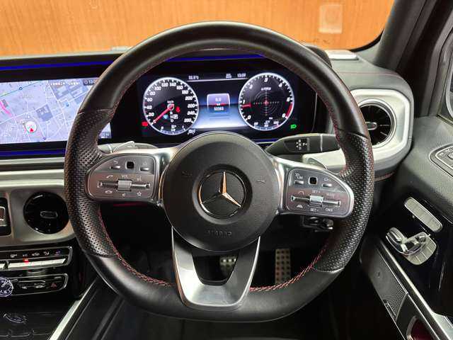 メルセデス・ベンツ ゲレンデヴァーゲン Ｇ３５０ｄ AMGライン 千葉県 2019(令1)年 5.3万km オブシディアンブラック ラグジュアリーＰ　/アダプティブダンピングシステム　/サンルーフ　/純正ナビ　/３６０°カメラ　/ＡＣＣ　/ＢＳＭ　/黒革　/シートヒーター　/パワーシート　/ＬＥＤヘッドライト　/オートライト　　/アンビエントライト