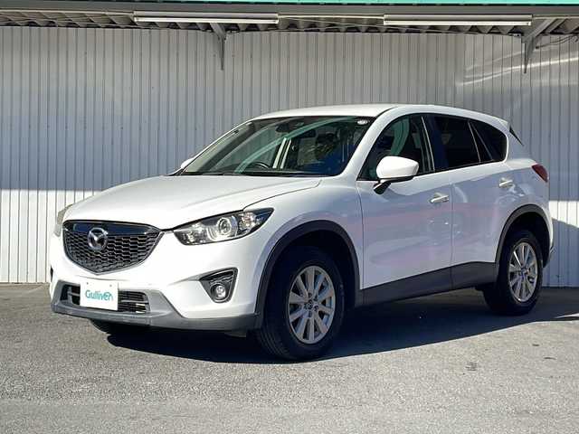 マツダ ＣＸ－５ XD 長野県 2014(平26)年 4.5万km クリスタルホワイトパールマイカ ディーゼル/純正ナビTV/バックカメラ/サイドカメラ/ETC/プッシュスタート /純正17インチアルミ/保証書・取説/スペアキー