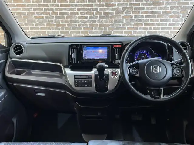 ホンダ Ｎ ＷＧＮ カスタム G ターボパッケージ 岩手県 2014(平26)年 10.9万km ポリッシュドメタルメタリック ４WD/ターボ/シティブレーキアクティブシステム/クルーズコントロール/ヒルスタートアシスト機能/横滑り防止装置/アイドリングストップ/パドルシフト/純正ナビ/フルセグTV/バックカメラ/ETC/フルオートエアコン/HIDヘッドライト/フォグランプ/運勢14インチアルミホイール