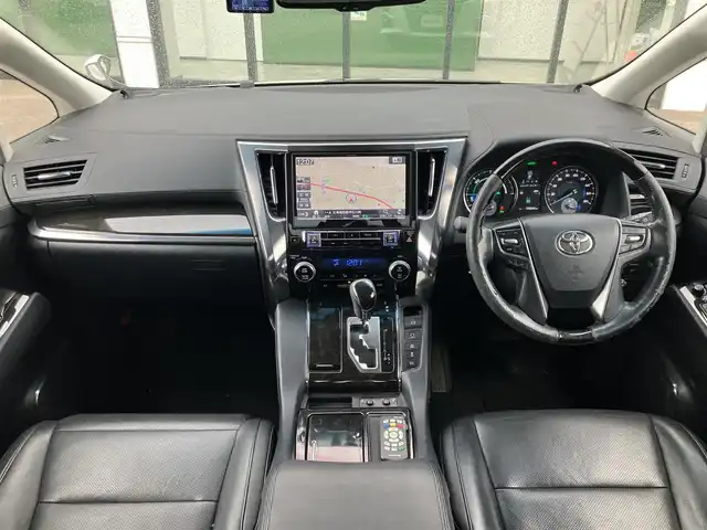 トヨタ アルファードハイブリット SR Cパッケージ 道南・函館 2015(平27)年 5.9万km ホワイトパールクリスタルシャイン /アルパイン　ビックXナビ//フルセグTV//夏冬タイヤ//社外ドライブレコーダー前後//バックカメラ//社外フリップダウンモニター//ツインムーンルーフ//両側パワースライドドア//パワーバックドア//本革シート//前席シートヒーター//オットマン//ハンドルヒーター//EV MODE//ECO MODE//LEDヘッドランプ//フォグランプ//オートハイビーム//ETC