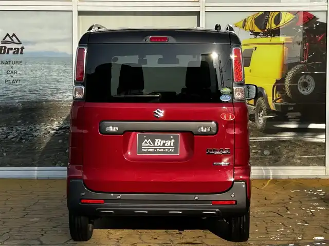 スズキ スペーシア ギア HYBRID XZターボ 道北・旭川 2019(令1)年 3.3万km フェニックスレッドパール/ガンメタリック2トーンルーフ カロッツェリア8インチナビ/全方位カメラ/フルセグTV/左右リア席モニター/両側電動スライドドア/前席シートヒーター/ヘッドアップディスプレイ/クルーズコントロール/ドライブレコーダー/プッシュスタート/スマートキー