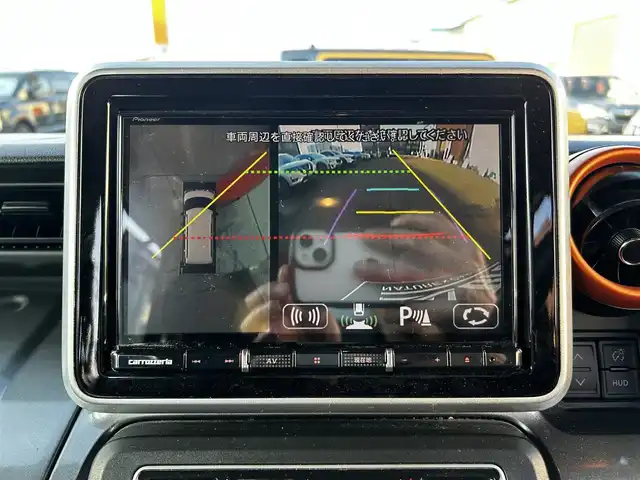 スズキ スペーシア ギア HYBRID XZターボ 道北・旭川 2019(令1)年 3.3万km フェニックスレッドパール/ガンメタリック2トーンルーフ カロッツェリア8インチナビ/全方位カメラ/フルセグTV/左右リア席モニター/両側電動スライドドア/前席シートヒーター/ヘッドアップディスプレイ/クルーズコントロール/ドライブレコーダー/プッシュスタート/スマートキー