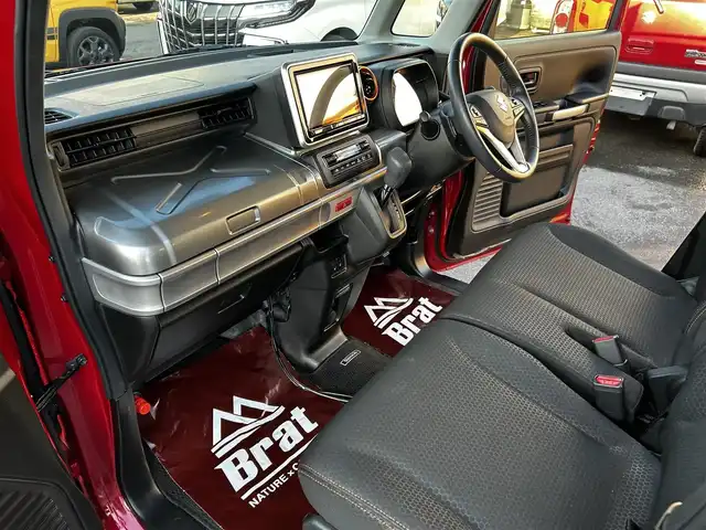 スズキ スペーシア ギア HYBRID XZターボ 道北・旭川 2019(令1)年 3.3万km フェニックスレッドパール/ガンメタリック2トーンルーフ カロッツェリア8インチナビ/全方位カメラ/フルセグTV/左右リア席モニター/両側電動スライドドア/前席シートヒーター/ヘッドアップディスプレイ/クルーズコントロール/ドライブレコーダー/プッシュスタート/スマートキー