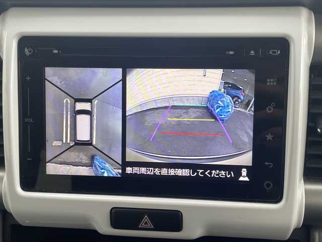 スズキ ハスラー X 道央・札幌 2017(平29)年 9.5万km シフォンアイボリーM ・４WD/・衝突軽減ブレーキ/・純正ナビ/　CD＆BT＆USB＆TV/・全方位カメラ/・バックカメラ/・サイドカメラ/・フロントカメラ/・ダウンヒルアシスト/・アイドリングストップ/・オートエアコン/・オートライト/・ミラーヒーター/・シートヒーター/・電動格納ミラー/・前方ドライブレコーダー/・ETC/・プッシュスタート/・スマートキー/・純正フロアマット/・ドアバイザー/・ウィンカーミラー/・フォグライト/・スペアキー