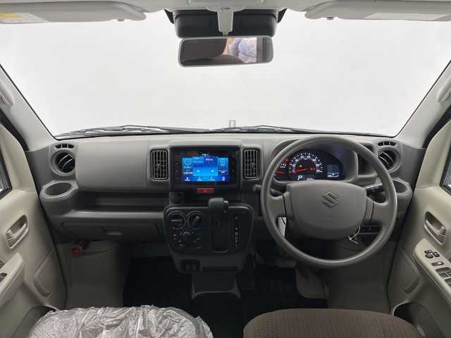 スズキ エブリイ JOIN 長野県 2023(令5)年 1.4万km スペリアホワイト 純正ディスプレイオーディオ/Apple CarPlay/Android Auto/バックカメラ/デュアルカメラブレーキサポート/パートタイム4WD/キセノンライト/オートライト/電動核のミラー/ミラーヒーター/ドアバイザー/フロアマット（ゴム）/スペアーキー/保証書