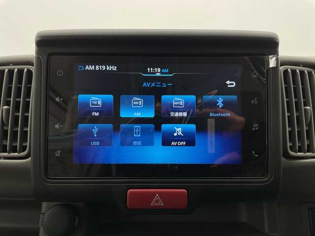 スズキ エブリイ JOIN 長野県 2023(令5)年 1.4万km スペリアホワイト 純正ディスプレイオーディオ/Apple CarPlay/Android Auto/バックカメラ/デュアルカメラブレーキサポート/パートタイム4WD/キセノンライト/オートライト/電動核のミラー/ミラーヒーター/ドアバイザー/フロアマット（ゴム）/スペアーキー/保証書