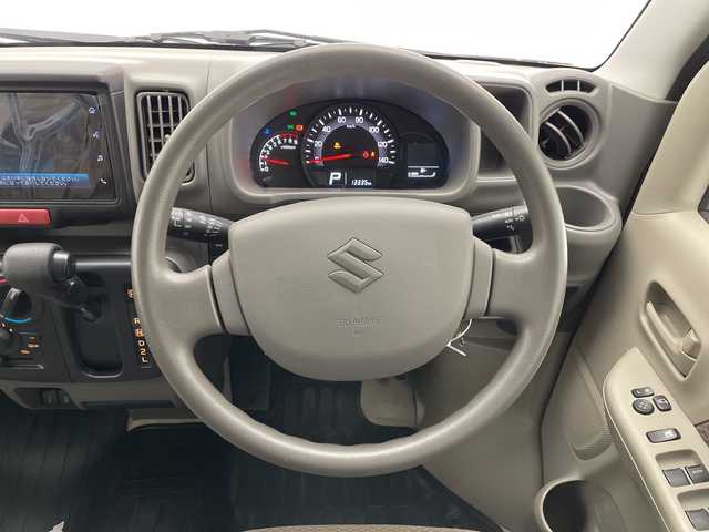 スズキ エブリイ JOIN 長野県 2023(令5)年 1.4万km スペリアホワイト 純正ディスプレイオーディオ/Apple CarPlay/Android Auto/バックカメラ/デュアルカメラブレーキサポート/パートタイム4WD/キセノンライト/オートライト/電動核のミラー/ミラーヒーター/ドアバイザー/フロアマット（ゴム）/スペアーキー/保証書