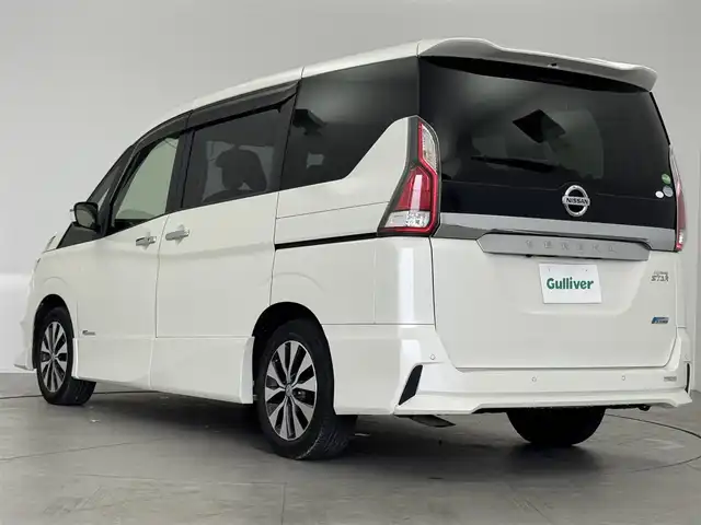 日産 セレナ ハイウェイスター プロパイロットED 愛知県 2016(平28)年 2.5万km ブリリアントホワイトパール 純正9インチナビ　/（フルセグ/BT/CD/DVD） /フリップダウンモニター　/レーダークルーズコントロール　/バックモニター　/衝突軽減システム　/コーナーセンサー　/レーンキープアシスト　/両側パワースライドドア　/ＥＴＣ　/純正ＡＷ