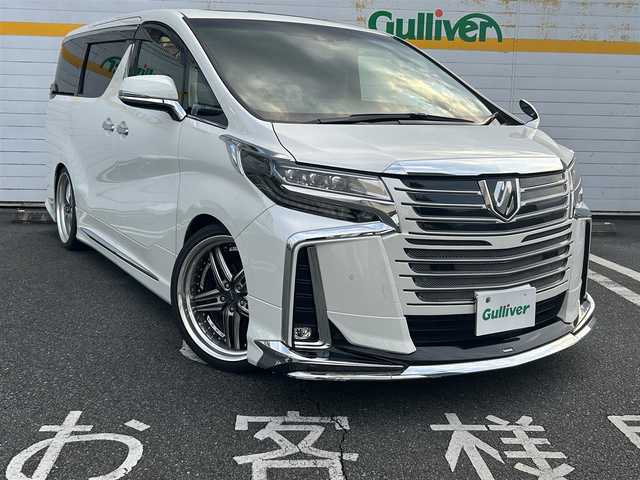 トヨタ アルファード S Cパッケージ 埼玉県 2019(令1)年 2.4万km ホワイトパールクリスタルシャイン /・ワンオーナー/・フルセグテレビ/・バックカメラ/・オットマン/・クルーズコントロール/・サンルーフ/・ドアバイザー/・プッシュスタート/・両側パワースライドドア/・パワーバックドア/・ETC2.0/・ABS/・レザーシート/・電動リアゲート/・エアバッグ/・アルミホイール/・サンルーフ/
