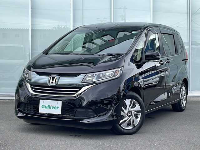 ホンダ フリード ハイブリット G ホンダセンシング 神奈川県 2019(平31)年 2.7万km クリスタルブラックパール ホンダセンシング　/純正SDナビ/DVD/CD/両側パワースライドア　/レーダークルーズコントロール　/ビルドインＥＴＣ　/ＡＢＳ　/レーンキープアシスト　/横滑り防止装置　/純正フロアマット