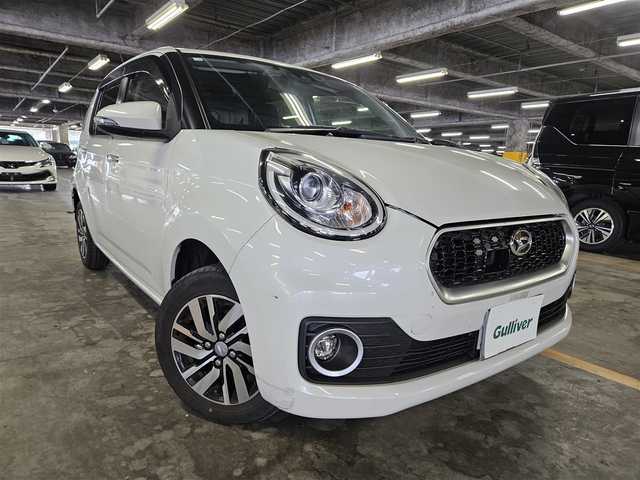 ダイハツ ブーン シルク Gパッケージ SAⅡ 島根県 2016(平28)年 7.9万km パールホワイトⅢ 〇純正ナビ/〇フルセグTV/〇バックカメラ/〇スマートアシスト2/・衝突回避支援ブレーキ機能/・衝突警報機能/・車線逸脱警報機能/・誤発進抑制制御機能/・先行車発進お知らせ機能/〇LEDヘッドランプ/〇オートライト/〇LEDフロントフォグランプ/〇純正14インチAW/〇革巻きステアリングホイール/〇オートエアコン/〇シートヒーター/〇ETC/〇ドライブレコーダー/〇キーフリーシステム/プッシュボタンスタート/〇禁煙車