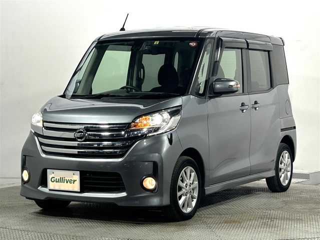 日産 デイズ ルークス ハイウェイスターX 大阪府 2015(平27)年 1.8万km チタニウムグレーメタリック 純正ナビＴＶ　全方位カメラ　ＥＴＣ　ドラレコ　衝突軽減　片側パワスラ　電動ミラー　オートエアコン　スマートキー　プッシュスタート　ＨＩＤヘッドライト　純正アルミホイール　アイドリングストップ　パワステ