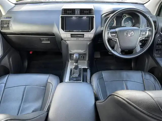 トヨタ ランドクルーザー プラド TX 長野県 2019(平31)年 18.8万km アバンギャルドブロンズメタリック ワンオーナー/アルパインナビ/フルセグテレビ/AM/FM/Bluetooth/HDMI・IPod/USB/バックカメラ/クルーズコントロール/プッシュスタート/ドアバイザー/ETC/ヘッドライトウォッシャー/フォグランプ/LEDヘッドライト/4WD/17インチAW/保証書/取扱説明書/記録簿/スペアキー/パワーウィンドウ/レザーシート/純正フロアマット/レーンキープアシスト/オールテレーンタイヤ