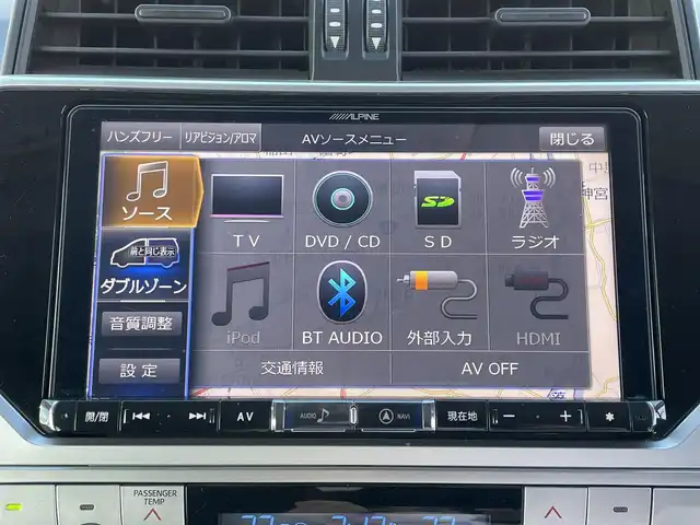 トヨタ ランドクルーザー プラド TX 長野県 2019(平31)年 18.8万km アバンギャルドブロンズメタリック ワンオーナー/アルパインナビ/フルセグテレビ/AM/FM/Bluetooth/HDMI・IPod/USB/バックカメラ/クルーズコントロール/プッシュスタート/ドアバイザー/ETC/ヘッドライトウォッシャー/フォグランプ/LEDヘッドライト/4WD/17インチAW/保証書/取扱説明書/記録簿/スペアキー/パワーウィンドウ/レザーシート/純正フロアマット/レーンキープアシスト/オールテレーンタイヤ