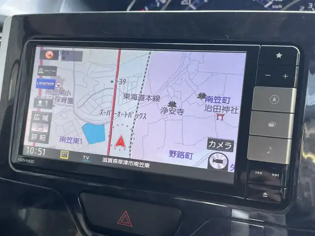 ダイハツ タント カスタムRS トップED LTD SAⅢ 滋賀県 2018(平30)年 5.4万km ブラックマイカメタリック 純正メモリーナビ/フルセグTV/全方位カメラ/ハーフレザーシート/運転席シートヒーター/両側パワースライドドア/LEDヘッドライト/ドライブレコーダー/衝突被害軽減システム/純正15インチAW