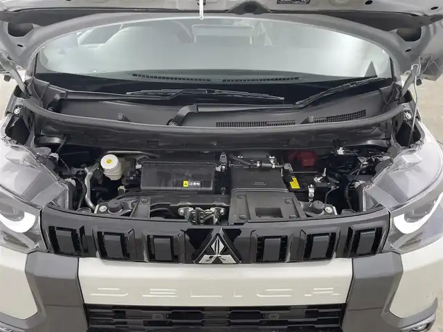 三菱 デリカミニ T プレミアム 千葉県 2025(令7)年 0.1千km アメジストブラック/シルキーホワイト 届出済未使用車/4WD/・ダウンヒルアシストコントロール/衝突軽減ブレーキ/・コーナーセンサー/・先行車お知らせ機能/・マイパイロット/純正9型ディスプレイオーディオ/・フルセグTV/Bluetooth/AppleCarPlay/・全方位カメラ/両側パワースライドドア/革巻きステアリング/・ステアリングスイッチ/・ステアリングヒーター/・パドルシフト/DNシートヒーター/ルーフレール/オートライト/・LEDヘッドライト/・LEDフォグランプ/純正１５インチAW