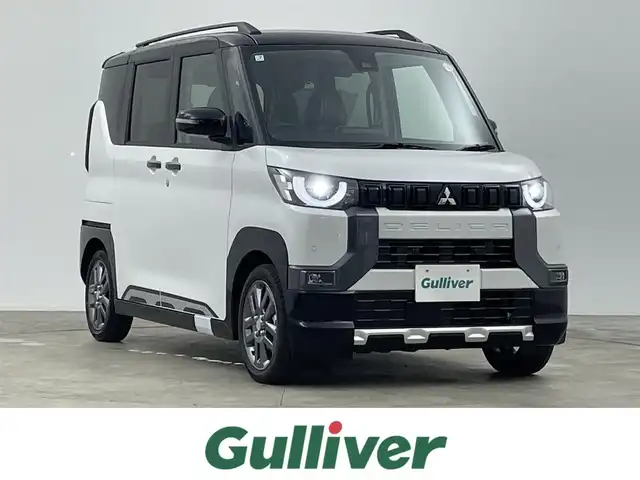 三菱 デリカミニ T プレミアム 千葉県 2025(令7)年 0.1千km アメジストブラック/シルキーホワイト 届出済未使用車/4WD/・ダウンヒルアシストコントロール/衝突軽減ブレーキ/・コーナーセンサー/・先行車お知らせ機能/・マイパイロット/純正9型ディスプレイオーディオ/・フルセグTV/Bluetooth/AppleCarPlay/・全方位カメラ/両側パワースライドドア/革巻きステアリング/・ステアリングスイッチ/・ステアリングヒーター/・パドルシフト/DNシートヒーター/ルーフレール/オートライト/・LEDヘッドライト/・LEDフォグランプ/純正１５インチAW