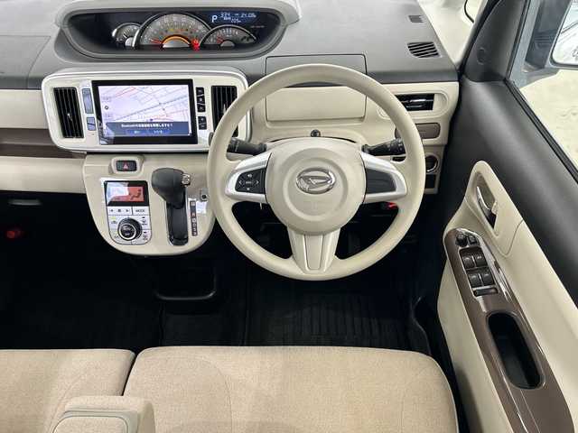 ダイハツ ムーヴ キャンバス G メイクアップ VS SAⅢ 栃木県 2021(令3)年 2.5万km パールホワイトⅢ/ナチュラルベージュマイカメタリック 2トーン 純正ナビ/(CD/DVD/フルセグTV/Bluetooth/USB)/バックカメラ/全方位カメラ/スマートアシスト/ETC/前方ドラレコ/両側パワースライドドア/シートヒーターD席　/2トーン　ベージュ/パーム/オートライト/LEDヘッドライト/横滑り防止機能/フォグランプ/スマートキー/プッシュスタート/アイドリングストップ/ステアリングスイッチ/電動格納ミラー/フロアマット