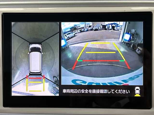 ダイハツ ムーヴ キャンバス G メイクアップ VS SAⅢ 栃木県 2021(令3)年 2.5万km パールホワイトⅢ/ナチュラルベージュマイカメタリック 2トーン 純正ナビ/(CD/DVD/フルセグTV/Bluetooth/USB)/バックカメラ/全方位カメラ/スマートアシスト/ETC/前方ドラレコ/両側パワースライドドア/シートヒーターD席　/2トーン　ベージュ/パーム/オートライト/LEDヘッドライト/横滑り防止機能/フォグランプ/スマートキー/プッシュスタート/アイドリングストップ/ステアリングスイッチ/電動格納ミラー/フロアマット