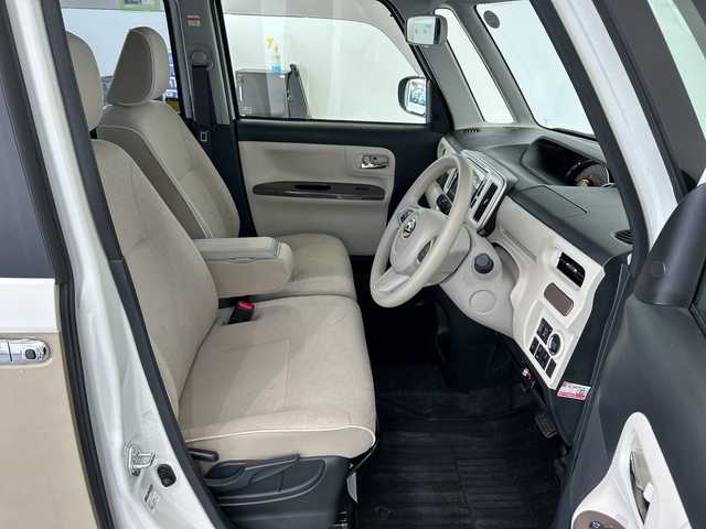 ダイハツ ムーヴ キャンバス G メイクアップ VS SAⅢ 栃木県 2021(令3)年 2.5万km パールホワイトⅢ/ナチュラルベージュマイカメタリック 2トーン 純正ナビ/(CD/DVD/フルセグTV/Bluetooth/USB)/バックカメラ/全方位カメラ/スマートアシスト/ETC/前方ドラレコ/両側パワースライドドア/シートヒーターD席　/2トーン　ベージュ/パーム/オートライト/LEDヘッドライト/横滑り防止機能/フォグランプ/スマートキー/プッシュスタート/アイドリングストップ/ステアリングスイッチ/電動格納ミラー/フロアマット