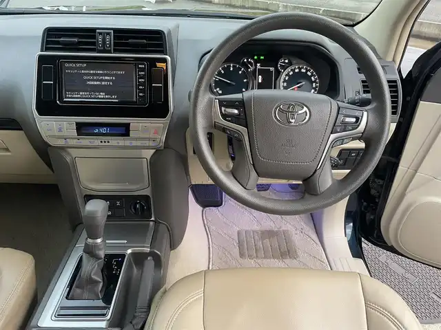 トヨタ ランドクルーザー プラド TX 富山県 2019(平31)年 5.1万km ブラッキッシュアゲハガラスフレーク ワンオーナー／/純正ナビ／/フルセグＴＶ／/Ｂｌｕｅｔｏｏｔｈ／/ＤＶＤ再生／/バックカメラ／/前後ドライブレコーダー／/コーナーセンサー／/シートヒーター／/革調シートカバー／/ＬＥＤオートライト／/ＬＥＤフォグライト/純正エンジンスターター