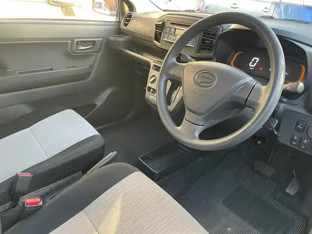 ダイハツ ミラ イース L SAⅢ 広島県 2021(令3)年 1.5万km ブラックマイカメタリック 純正オーディオ/（AM/FM/CD/AUX）/シートヒーター（D/N席）/ドライブレコーダー（前のみ）/アイドリングストップ/ドアバイザー/スマートアシストIII/ノーマルタイヤ4本車載