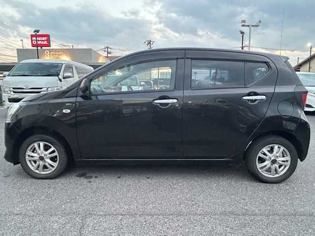 ダイハツ ミラ イース L SAⅢ 広島県 2021(令3)年 1.5万km ブラックマイカメタリック 純正オーディオ/（AM/FM/CD/AUX）/シートヒーター（D/N席）/ドライブレコーダー（前のみ）/アイドリングストップ/ドアバイザー/スマートアシストIII/・衝突被害軽減ブレーキ/・衝突警報機能（対車両・対歩行者）/・車線逸脱警報/・誤発進抑制機能/・先行車発進お知らせ機能/・コーナーセンサー（前方・後方）/・オートハイビーム/ノーマルタイヤ4本車載