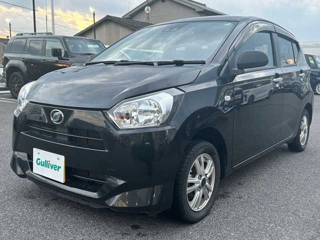 ダイハツ ミラ イース L SAⅢ 広島県 2021(令3)年 1.5万km ブラックマイカメタリック 純正オーディオ/（AM/FM/CD/AUX）/シートヒーター（D/N席）/ドライブレコーダー（前のみ）/アイドリングストップ/ドアバイザー/スマートアシストIII/・衝突被害軽減ブレーキ/・衝突警報機能（対車両・対歩行者）/・車線逸脱警報/・誤発進抑制機能/・先行車発進お知らせ機能/・コーナーセンサー（前方・後方）/・オートハイビーム/ノーマルタイヤ4本車載