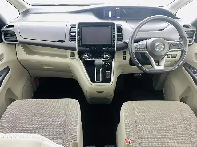 日産 セレナ X 福島県 2016(平28)年 5.3万km アズライトブルー 安全運転支援装備/・衝突軽減ブレーキ/・プロパイロット機能/・踏み間違い衝突防止アシスト/・車線逸脱警報/・アラウンドビューモニター/・横滑り防止/・パーキングアシスト/純正フリップダウンモニター/デジタルインナーミラー/純正9インチSDナビ/型式：MM516‐L/・フルセグTV/・全方位カメラ/・Blu-ray/・CD、DVD/・Bluetooth/・ビルトインETC/・FM、AM/・AUX/・ステアリングスイッチ/両側パワースライドドア/オートライト/純正鉄チンキャップ/純正フロアマット/ロールサンシェード/アイドリングストップ/ウォークスルー/プッシュスタート/・スマートキー/・スペアキー