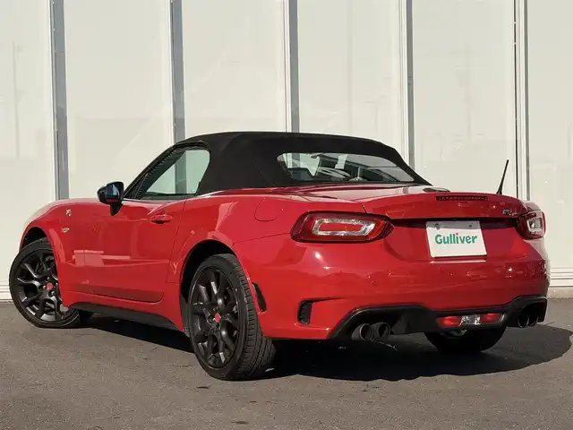 アバルト １２４ スパイダー 神奈川県 2016(平28)年 9.7万km 赤 純正ナビ／フルセグＴＶ／Ｂｌｕｅｔｏｏｔｈ／ＣＤ／ＤＶＤ/クルーズコントロール/バックカメラ/前席シートヒーター/レザーシート/リアコーナーセンサー/オートライト/フォグランプ/スペアキー/ABS/盗難防止装置/横滑り防止装置/LEDヘッドライト/取扱説明書