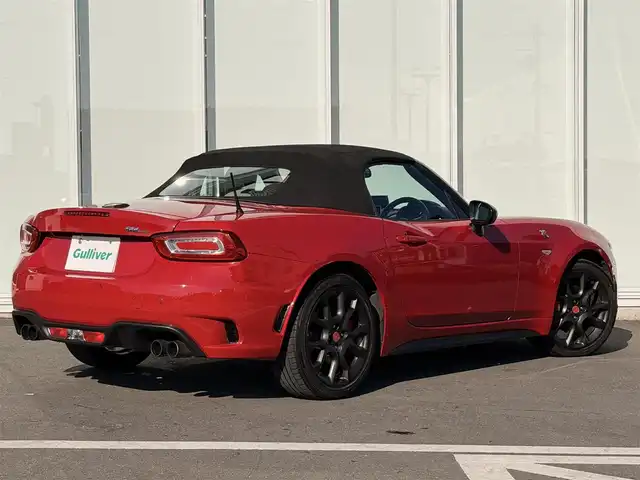 アバルト １２４ スパイダー 神奈川県 2016(平28)年 9.7万km 赤 純正ナビ／フルセグＴＶ／Ｂｌｕｅｔｏｏｔｈ／ＣＤ／ＤＶＤ/クルーズコントロール/バックカメラ/前席シートヒーター/レザーシート/リアコーナーセンサー/オートライト/フォグランプ/スペアキー/ABS/盗難防止装置/横滑り防止装置/LEDヘッドライト/取扱説明書