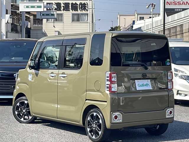 ダイハツ ウェイク G ターボ リミテッド SAⅢ 東京都 2019(令1)年 4.9万km オフビートカーキM 純正メモリーナビ/フルセグ/全方位カメラ/両側パワースライドドア/プリクラッシュセーフティシステム/オートマチックハイビーム/ドライブレコーダー/USB・HDMI入力端子/アイドリングストップ/LEDヘッドライト/ETC2.0/リヤコーナーセンサー/保証書/取扱説明書