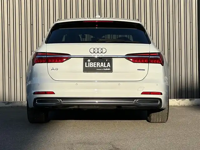 アウディ Ａ６ アバント 40TDIクワトロスポーツ 福島県 2021(令3)年 2.1万km 白 マトリクスLED/純正ナビ(USB/BT)/フルセグTV/茶レザーシート/シートヒーター/パワーシート/パワーバックドア/ワイアレスチャージャー/オートホールド/パドルシフト/ステアリングスイッチ/レインセンサー/純正18AW/純正フロアマット