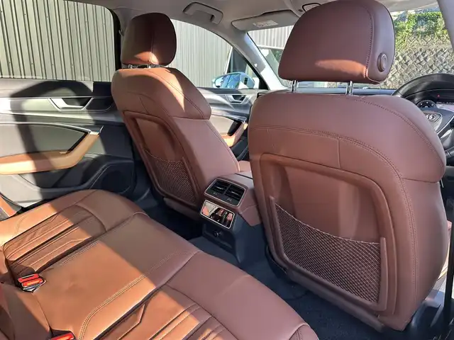 アウディ Ａ６ アバント 40TDIクワトロスポーツ 福島県 2021(令3)年 2.1万km 白 マトリクスLED/純正ナビ(USB/BT)/フルセグTV/茶レザーシート/シートヒーター/パワーシート/パワーバックドア/ワイアレスチャージャー/オートホールド/パドルシフト/ステアリングスイッチ/レインセンサー/純正18AW/純正フロアマット