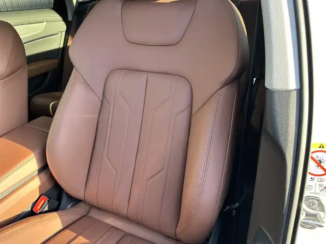 アウディ Ａ６ アバント 40TDIクワトロスポーツ 福島県 2021(令3)年 2.1万km 白 マトリクスLED/純正ナビ(USB/BT)/フルセグTV/茶レザーシート/シートヒーター/パワーシート/パワーバックドア/ワイアレスチャージャー/オートホールド/パドルシフト/ステアリングスイッチ/レインセンサー/純正18AW/純正フロアマット