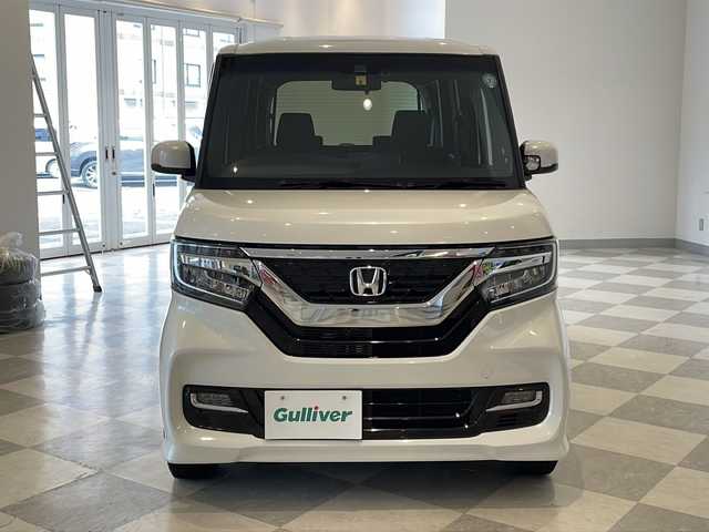 ホンダ Ｎ ＢＯＸ カスタム G L ホンダセンシング 福井県 2020(令2)年 4万km プラチナホワイトパール ワンオーナー/8インチディーラーオプションメモリーナビ/バックカメラ/フルセグTV/ETC（新セキュリティ対応）/ドライブレコーダー（前後）/シートヒーター（D/N）/両側パワースライドドア/ホンダセンシング/・アダプティブクルーズコントロール/・衝突軽減ブレーキ/・レーンキープアシスト/オートライト/LEDヘッドライト/ルーフコンソール/ravrion14インチアルミホイール/純正アルミホイール付きサマータイヤ×4本/「ナノイー」うるケア・ヴェールライト/純正フロアマット/ステアリングスイッチ