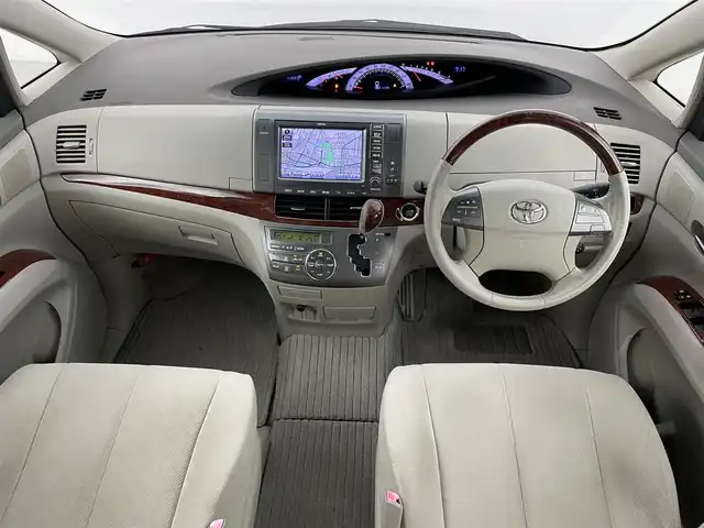 トヨタ エスティマ アエラス Gエディション 福岡県 2010(平22)年 7.1万km ホワイトパールクリスタルシャイン 純正ナビ（ＢＴ，フルセグＴＶ）　/Ｂカメラ　/ＥＴＣ　/クルーズコントロール　/ＭＴモード付き　/両側電動スライドドア　/ステアリングリモコン　/プッシュスタート　/フォグランプ　/オートライト　/電動格納式ドアミラー