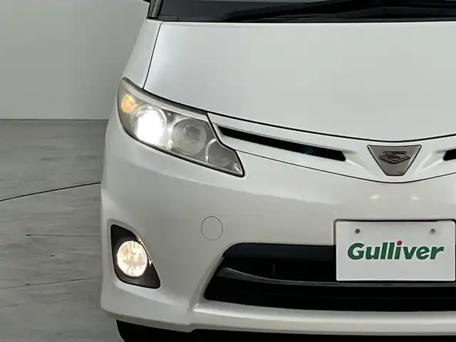 トヨタ エスティマ アエラス Gエディション 福岡県 2010(平22)年 7.1万km ホワイトパールクリスタルシャイン 純正ナビ（ＢＴ，フルセグＴＶ）　/Ｂカメラ　/ＥＴＣ　/クルーズコントロール　/ＭＴモード付き　/両側電動スライドドア　/ステアリングリモコン　/プッシュスタート　/フォグランプ　/オートライト　/電動格納式ドアミラー