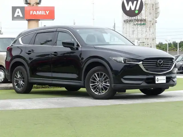 マツダ ＣＸ－８ 25S スマートエディション 千葉県 2021(令3)年 4.8万km ジェットブラックマイカ i-ACTIVSENSE/・スマートシティブレーキサポート/・レーンキープ・アシスト・システム/・ブラインドスポットモニタリング/アクティブ・ドライビング・ディスプレイ/純正SDナビ/地デジTV/【Bluetooth接続】/360°ビュー・モニター/ワイヤレス充電/ドライブレコーダー（前後撮影）/ETC/LEDヘッドライト/革巻きステアリング/ステアリングスイッチ/ETC/LEDヘッドライト/ウインカーミラー/コーナーセンサー/純正17インチアルミホイル/サイド/カーテンエアバッグ/アドバンストキーレスエントリー