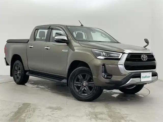 トヨタ ハイラックス Z 富山県 2020(令2)年 4.8万km オキサイドブロンズM 純正ナビ（AM/FM/DVD/BT/USB/HDMI）/フルセグTV/バックカメラ/ドライブレコーダー/ETC/衝突被害軽減システム/レーダークルーズコントロール/レーンキープアシスト/コーナーセンサー/横滑り防止装置/アイドリングストップ/純正アルミホイール/純正フロアマット/オートLEDライト/革巻きステアリング/ステアリングスイッチ/スマートキー/スペアキー