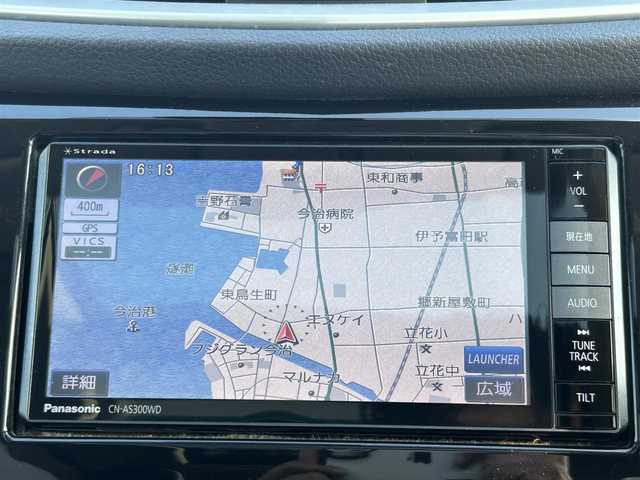 日産 エクストレイル 20X エクストリーマーX 愛媛県 2016(平28)年 13.1万km チタニウムカーキ 禁煙車/登録時走行距離130131km/Panasonic製ナビ（CN-AS300WD）/CD/DVD/TV/Bluetooth/バックカメラ/ETC/衝突軽減ブレーキ/レーンキープサポート/横滑り防止装置/ガラスルーフ/防水シート/前席シートヒーター/左右独立オートエアコン/オートライト/LEDヘッドライト/フォグランプ/スマートキー/プッシュスタートボタン/純正フロアマット/純正アルミホイール