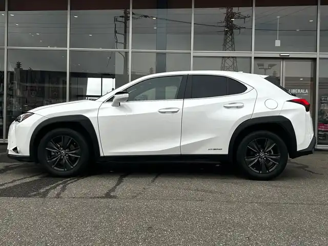 レクサス ＵＸ 250h バージョンC 富山県 2020(令2)年 5.4万km パール ワンオーナー/HDDナビ/フルセグテレビ/Bluetooth接続/Miracast/AM/FMラジオ/バックカメラ/サンルーフ/アイドリングストップ/ACC/黒革シート/D/N席シートヒーター/D/N席パワーシート/ステアリングヒーター/サンルーフ/プッシュスタート/パワーバックドア/ETC2.0/前後ドラレコ