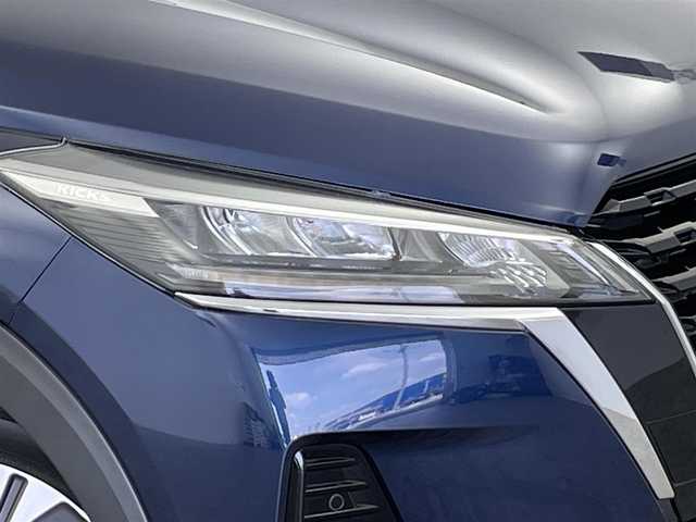 日産 キックス X 群馬県 2022(令4)年 2.9万km ダークブルー プロパイロット　アラウンドビューモニター　純正９インチナビ　ＬＥＤ　ＡＨＢ　ハーフレザーシート　シートヒーター　純正１７インチＡＷ　ステアリングリモコン　ＥＴＣ　ドラレコ　デジタルミラー　禁煙車