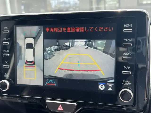 トヨタ ヤリスクロス ハイブリッド Z 滋賀県 2022(令4)年 4.2万km ブラックマイカ ９インチディスプレイオーディオ/・Bluetooth/・apple carplay/・android auto/全方位カメラ/ブラインドスポットモニター/トヨタセーフティセンス/モデリスタエアロ/ハーフレザーシート/シートヒーター/パワーシート/レザーステアリング