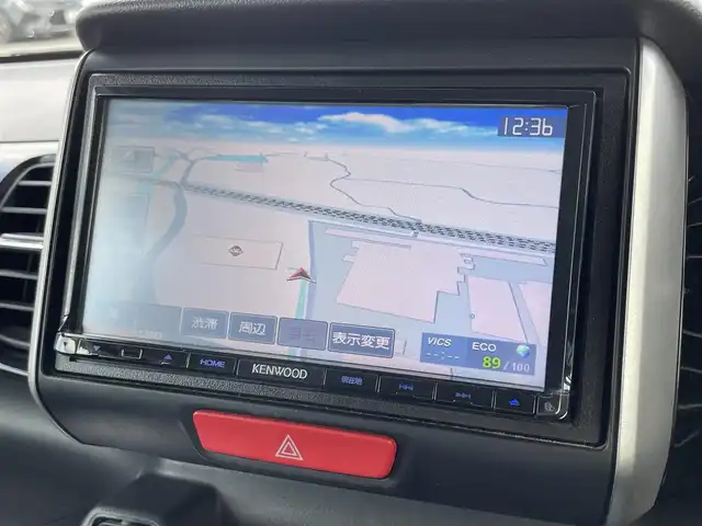 ホンダ Ｎ ＢＯＸ カスタム ターボ SSブラックSパッケージ 滋賀県 2017(平29)年 3.5万km クリスタルブラックパール 社外ナビ/【CD.DVD.Bluetooth.フルセグTV】/バックカメラ/クルーズコントロール/パドルシフト/LEDヘッドライト/オートライト/前方ドライブレコーダー/純正アルミホイール/ETC/両側電動スライドドア/ハーフレザーシート/前席シートヒーター/スマートキー