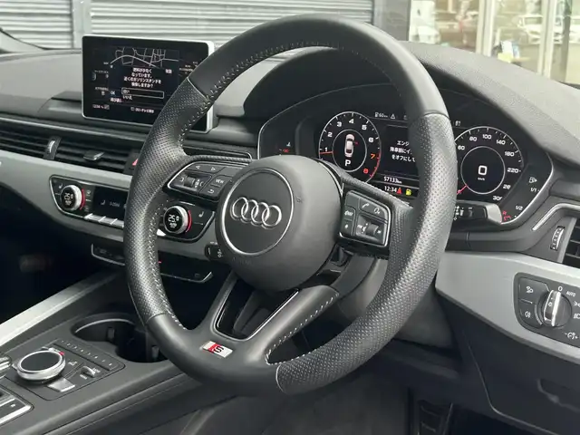 アウディ Ａ５ SB2．0TFSI Q スポーツ 茨城県 2018(平30)年 5.8万km グレイシアホワイトメタリック ワンオ-ナ- /マトリクスLED /アシスタンスパッケージ /ACC/レーンアシスト /サイドアシスト /バックカメラ /パーキングエイド /バーチャルコックピット /半革 /シートヒーター /パワーシート /純正ナビ /TV /CarPlay /BT /USB /純正19inAW /ETC/禁煙車