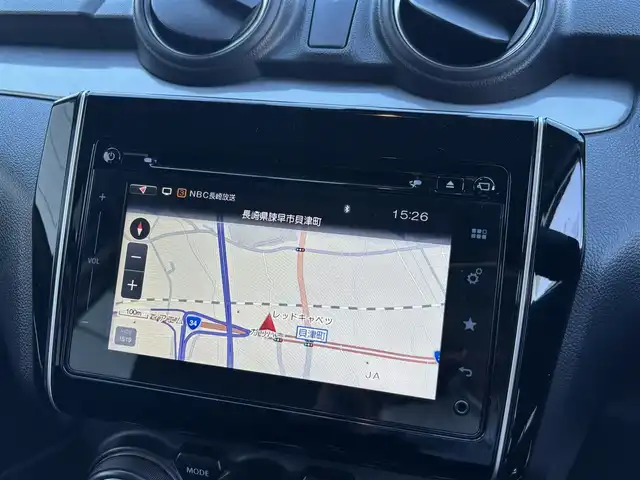 スズキ スイフト HYBRID ML 長崎県 2017(平29)年 5.1万km ピュアホワイトP ワンオーナー/純正メモリナビ/（CD/DVD/BT/フルセグ）/全方位カメラ/衝突軽減システム/レーンアシスト/レーダークルーズ/パドルシフト/ステアリングスイッチ/オートライト/前後ドライブレコーダー/D席シートヒーター/純正16インチAW