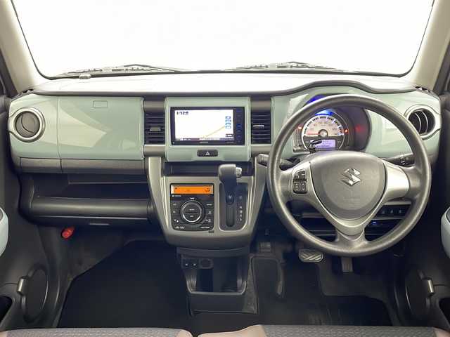 スズキ ハスラー タフワイルド 茨城県 2019(平31)年 7.9万km オフブルーメタリック/ブラック 2トーン レーダーブレーキサポート/SDナビ/　　CD/DVD/BT/フルセグ/HIDオートライト/ハーフレザーシート/シートヒーター/純正15インチアルミホイール/ステアリングスイッチ/アイドリングストップ/USBポート/スマートキー/ビルトインETC/ドライブレコーダー/禁煙車