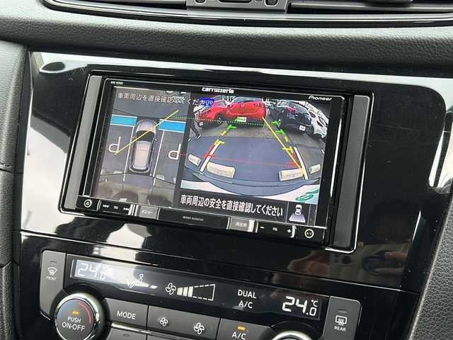 日産 エクストレイル 20Xi 広島県 2018(平30)年 4.3万km ダイヤモンドブラック 禁煙車/4WD/エマージェンシーブレーキ/車線逸脱警報/ハイビームアシスト/プロパイロット/BSW/コーナーセンサー/社外ナビ（AVIC-RZ802）/・フルセグ/CD/DVD/SD//アラウンドビューモニター/インテリジェントルームミラー/パワーバックドア/革巻きステアリング/オートライト/カプロンシート/電動パーキングブレーキ/オートホールド/LEDヘッドライト/フォグランプ/スマートキー/プッシュスタート/スペアキー/ETC/前後ドライブレコーダー/レーダー探知機/ドアバイザー/フロアマット/アルミ付きスタッドレスタイヤ車載/純正18インチアルミホール/Wエアバック